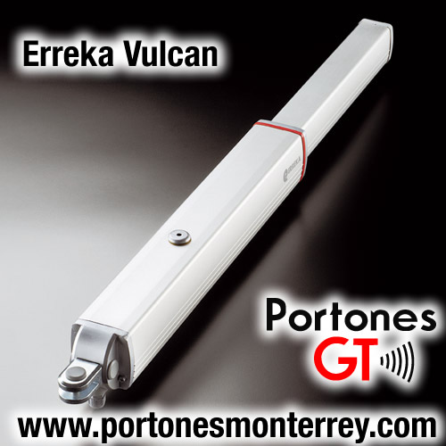 Erreka Vulcan Brazo Corto – Para puertas abatibles de hasta 4m Uso continuo 220Volts – Ideal para fraccionamientos-0