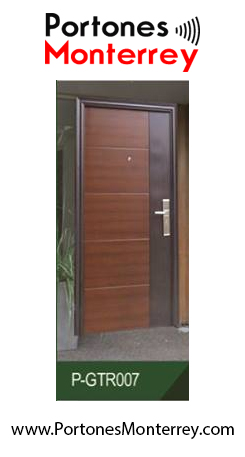 Puertas Prefabricada de Seguridad Modelo 007 – Prefabricada para claro de 96cm x 205cm Alto – Medida Unica